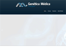 Tablet Screenshot of medicinagenomica.com